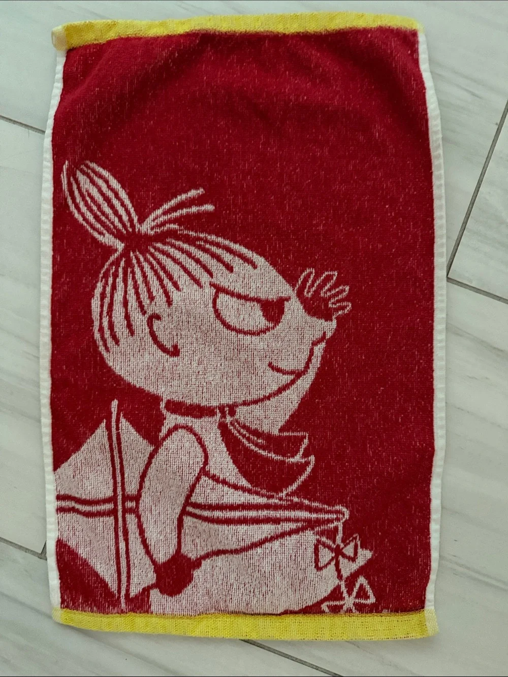 Moomin Finlayson Hand Towel with Moomin Character Little My